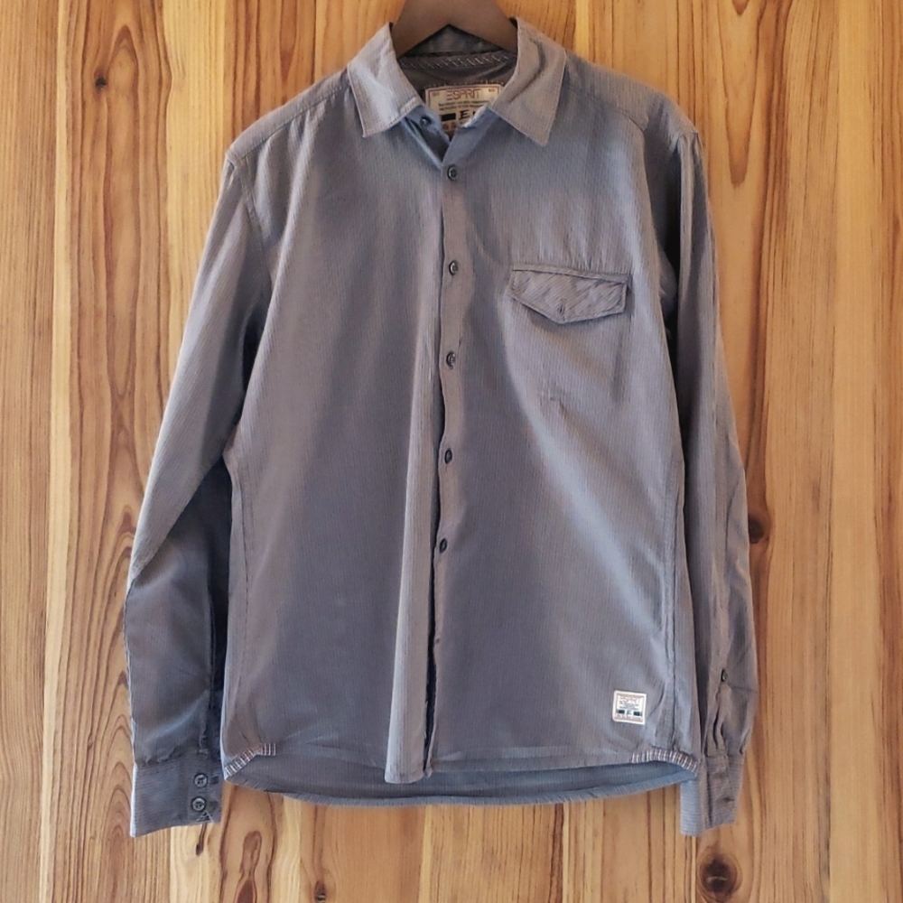 Esprit - Striped Long-Sleeve Shirt - US:M